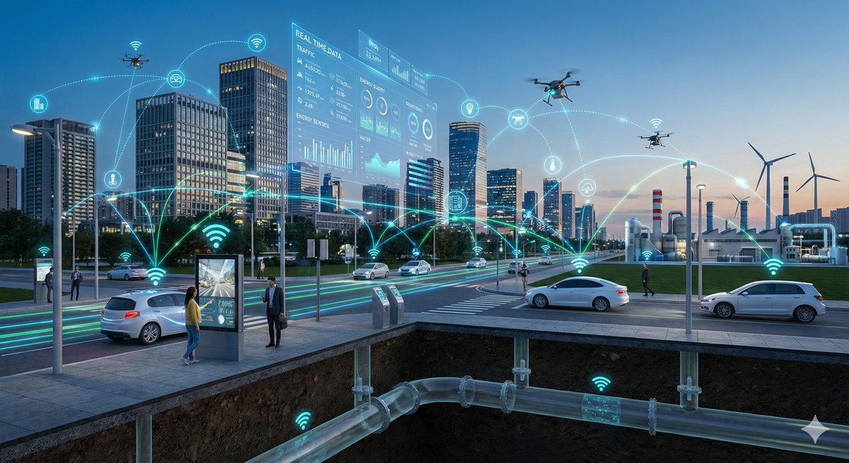 🌆 Ciudades Inteligentes: Cómo el IoT y la Industria 4.0 están transformando donde vivimos